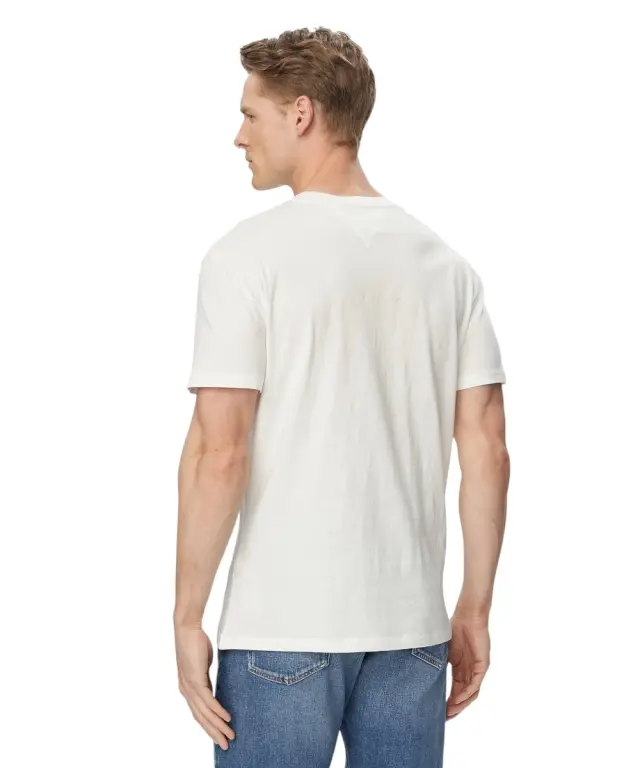 Tommy Hilfiger - Ανδρικό T-shirt Entry Dna Regular Fit DM0DM23406-YBL Εκρού 2