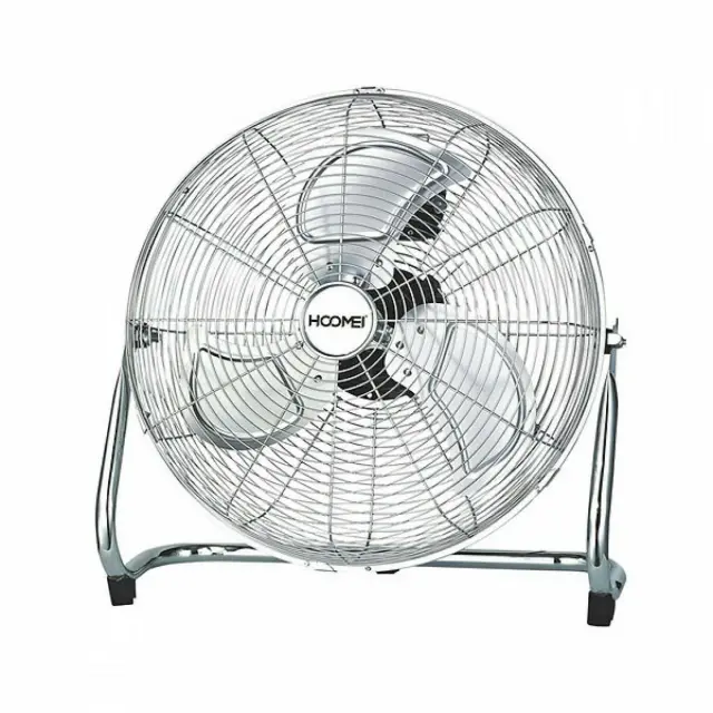Hoomei Ανεμιστήρας Δαπέδου Υψηλής Ταχύτητας 120W με διάμετρο 45 εκ. και Μεταλλικά Πτερύγια HM-8280