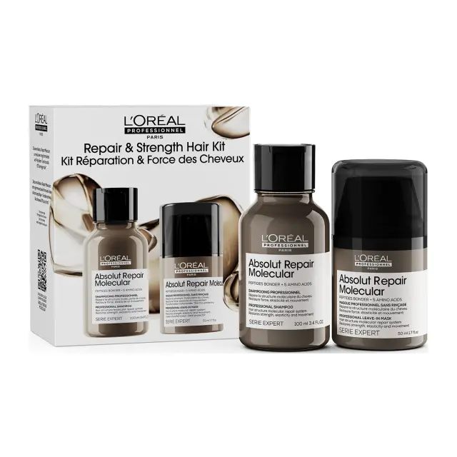 L’Oreal Professionnel Serie Expert Molecular Repair Hair Kit Duo (Shampoo 100ml, Leave-in 50ml)