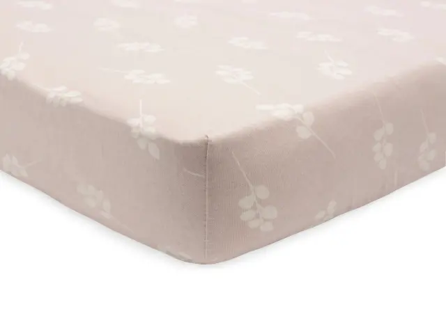 Σεντόνι Ζέρσεϊ με Λάστιχο Twig Wild Rose (70x140cm) - Jollein