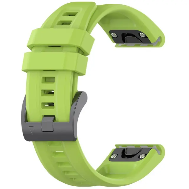 Techsuit® Watchband QuickFit Smooth Λουράκι για Garmin Fenix5/6/6 Pro/7/8/9 (47mm)- Light Green