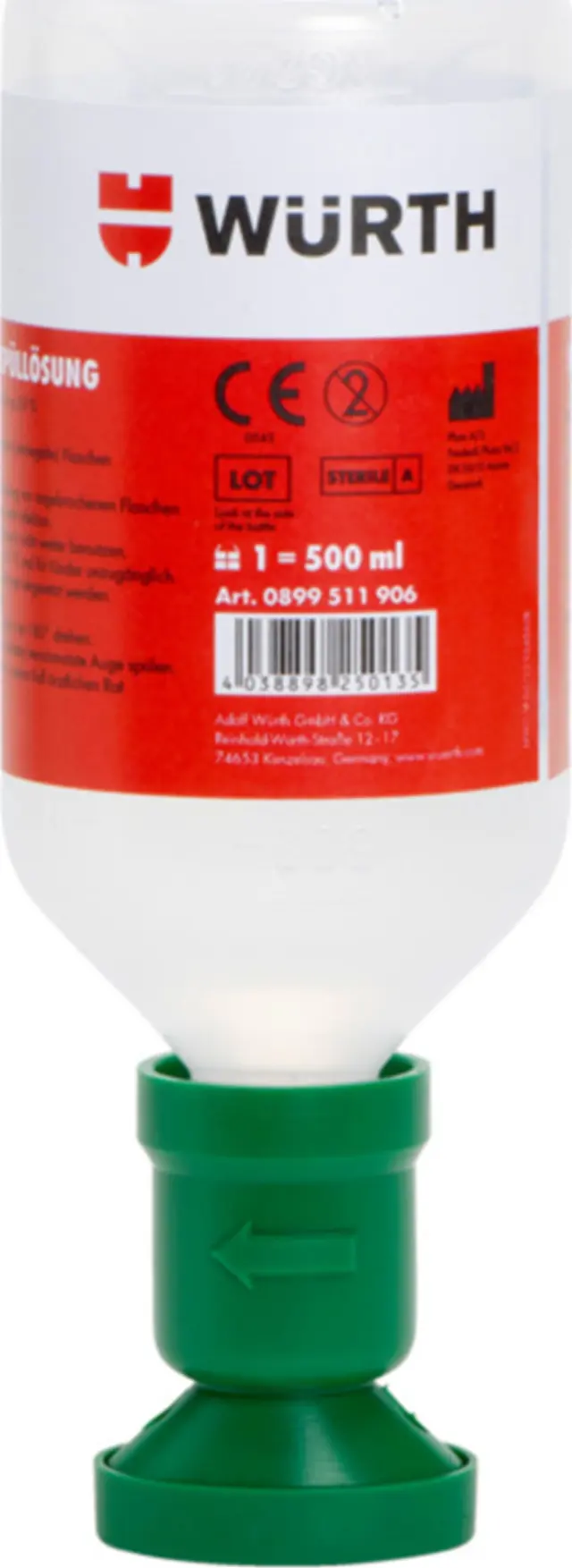 WURTH ΔΙΑΛΥΜΑ ΠΛΥΣΗΣ ΜΑΤΙΩΝ 500ML 0899511906