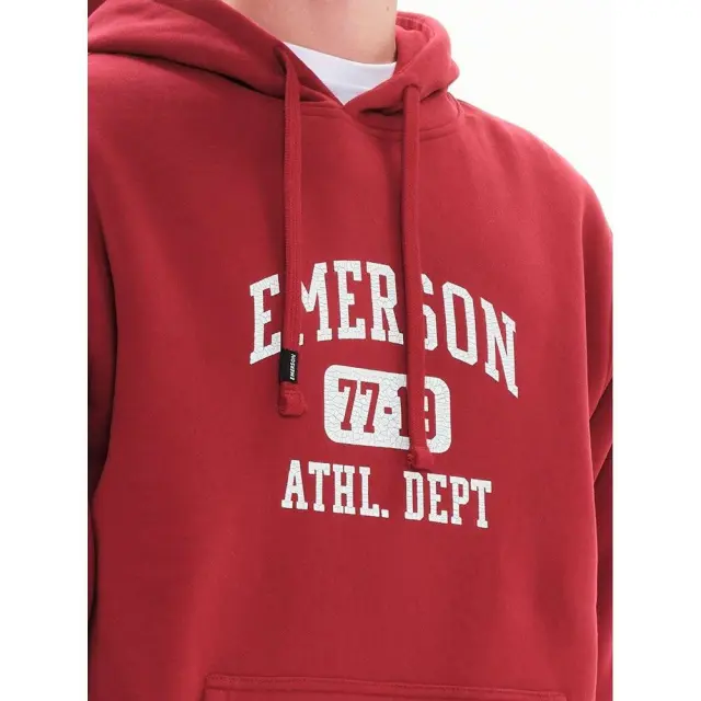 Emerson Men's Hooded Sweet (222.EM20.01-Red) - Κόκκινο 3