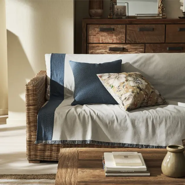 Ριχτάρι Τριθέσιου 170x310cm GOFIS HOME Rukia Water Grey/ Ocean Blue 269 3