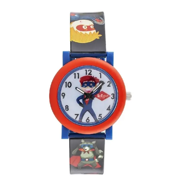 Lee Cooper Kids Watch Black Silicone Strap LC.K.2.961