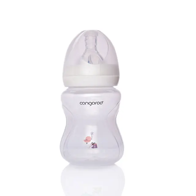 Μπιμπερό με αντί-κολική θηλή PP 160ml Birdy Blu C0562 Girl Cangaroo 3800146261719