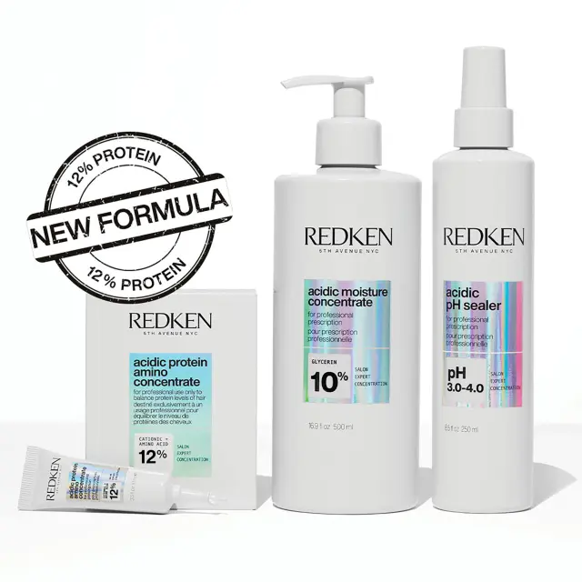 Redken Acidic Protein Amino Concentrate concentrated regenerative care for extra dry and damaged hair 10 x 10 ml 2