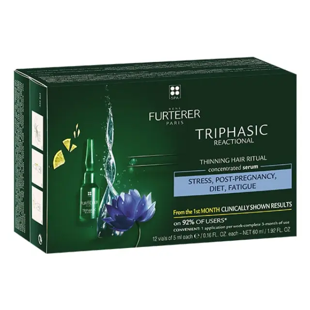 René Furterer Triphasic Serum κατά της Αντιδραστικής Τριχόπτωσης 12 x 5ml
