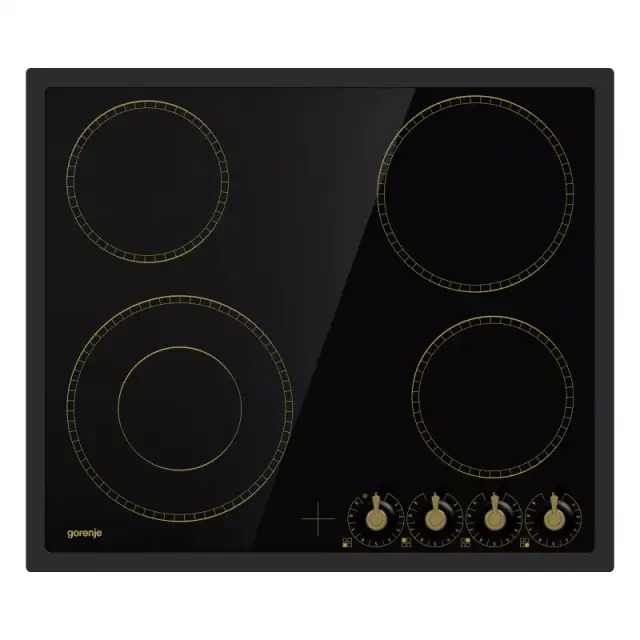 Gorenje EC642CLB Κεραμική Εστία Retro 4 Ζωνών – Μαύρη Classico Design