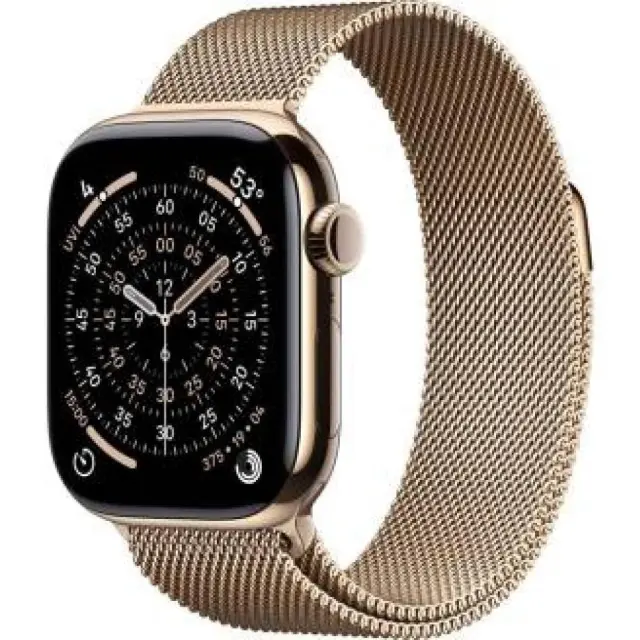Apple Watch Serie 11 Cell 42mm TC/Gold Loop Milanese ITA MF8Y4QL/A