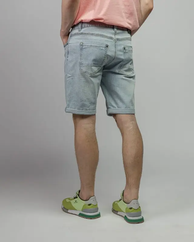 Devergo Ανδρικό FRANK 26SS0053LP3670RE105 Denim Shorts - Washed Blue - 29 3