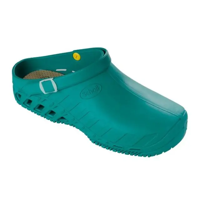 Scholl Evo Clog Professional Ανατομικά Αντιολισθητικά Σαμπό Νο.37 σε Πράσινο Χρώμα 1 Ζευγάρι