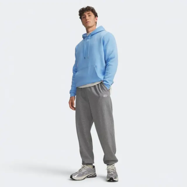 Under Armour Men's Rival Fleece Jogger Pant Γκρι 6017021-025 (Under Armour) - Small 3