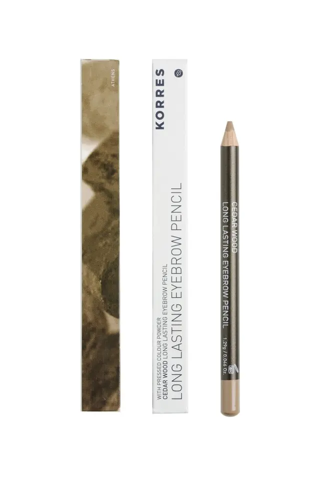 Korres Cedarwood Long Lasting Eyebrow Pencil 03 Light Shade Ανοιχτή Απόχρωση Μολύβι Φρυδιών, 1.29gr