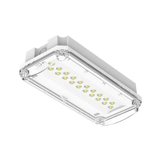 Εφεδρικός Φωτισμός LED IP66 6500K 3h Αυτονομία Self Test Άσπρο