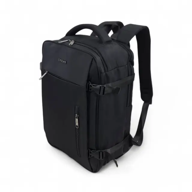 Σακίδιο Πλάτης Ταξιδίου 40x30x20 ORMI 12381 – Personal Item 25L με Θήκη Laptop 15.6" - Μαύρο 2