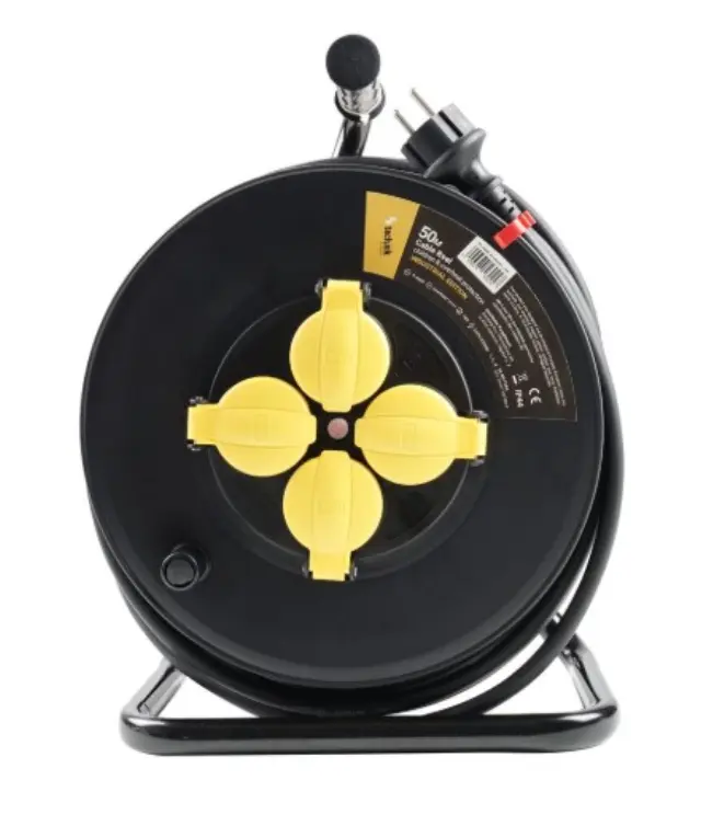 Technik Industrial Στροφείο 4 θέσεων 50m 1,5mm2 (IP44) 16A 41.003.0003 2