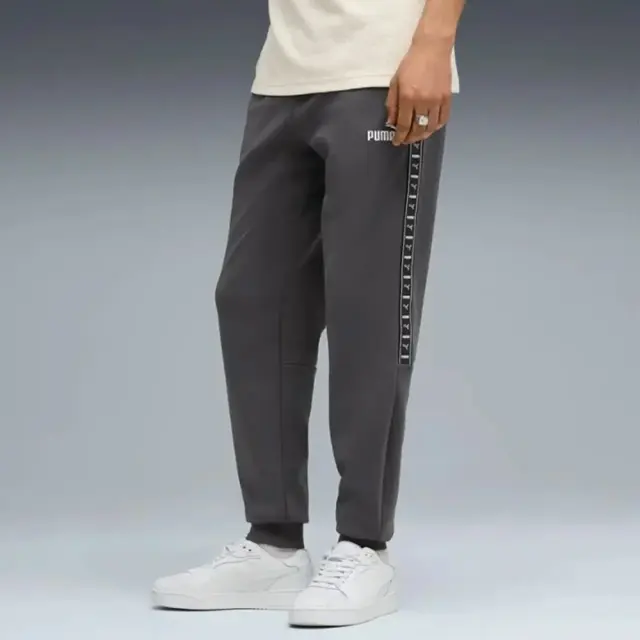 Puma Essentials Tape Sweatpants (689179-44) - Γκρί - S