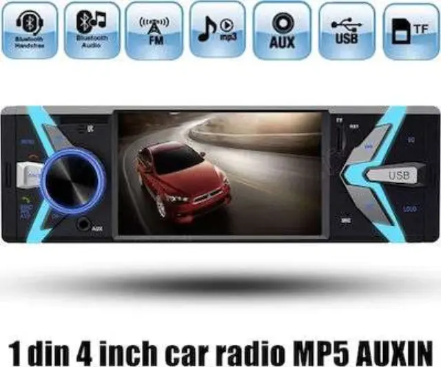 MP5 Player 9702 ηχοσύστημα αυτοκινήτου Universal 1DIN (Bluetooth/USB/AUX) με οθόνη 4"