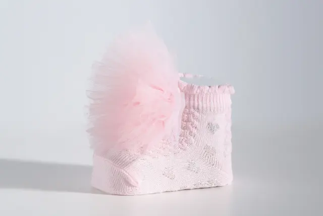 Socks Baby με Τούλι Ροζ