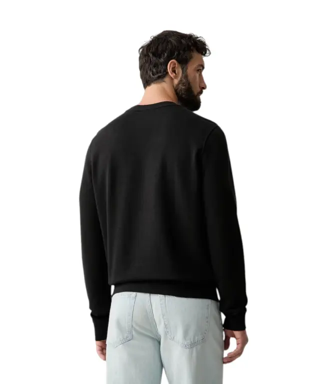 Calvin Klein - Ανδρική Μακρυμάνικη Φούτερ Non-Brushed LV04RG278G-UB1 Μαύρο 3