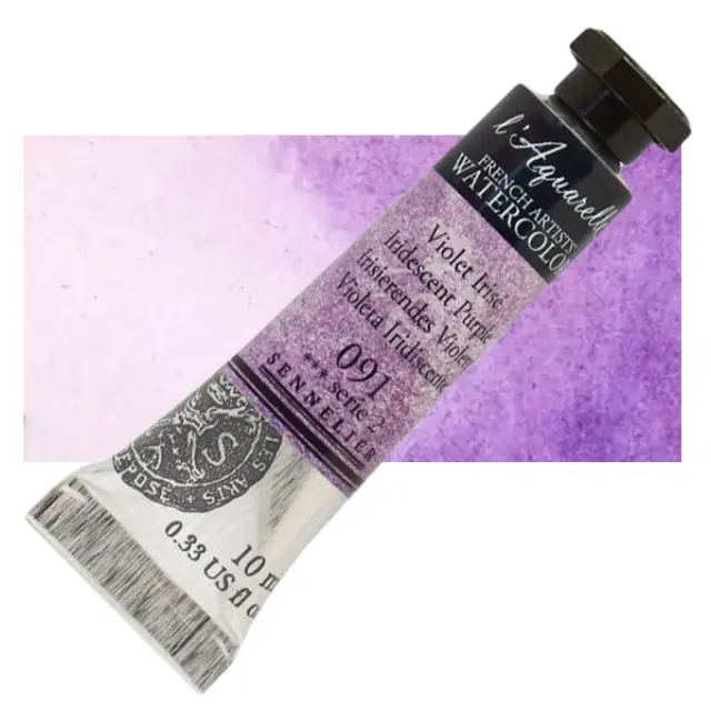 Χρώμα Ακουαρέλας Sennelier l Aquarelle Σωληνάριο 10ml - 091 Iridescent Purple