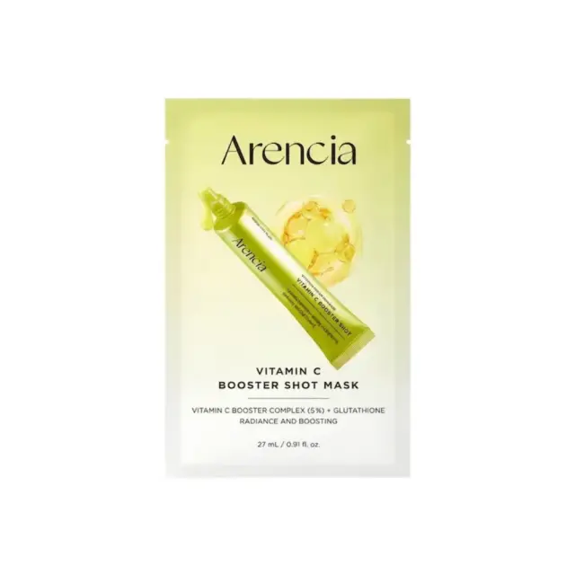 Arencia Vitamin C Booster Shot Mask Μάσκα Προσώπου για Λάμψη, 1τμχ