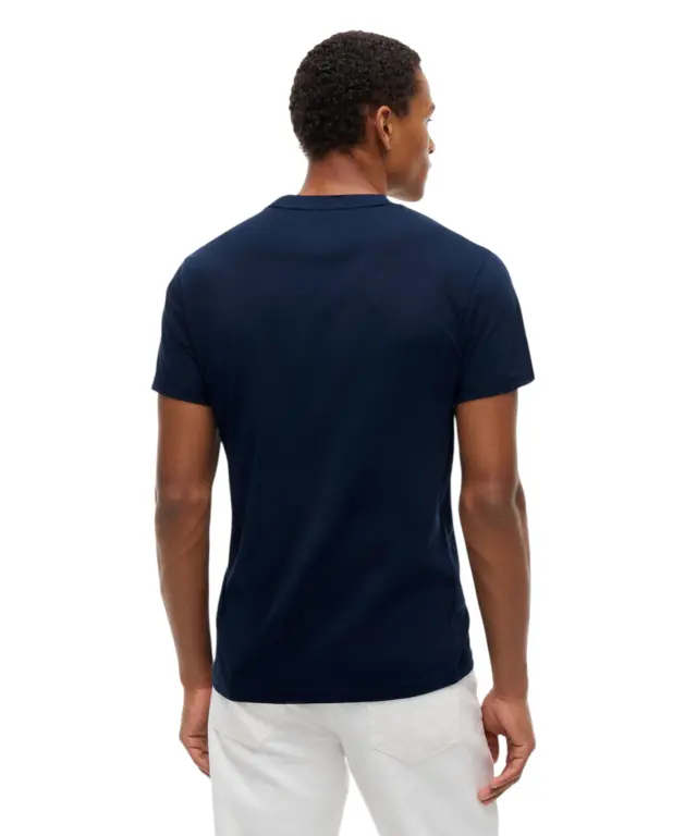 Tommy Hilfiger - Ανδρικό T-shirt Dna Play Slim Fit DM0DM23715-C1G Μπλε Σκούρο 3