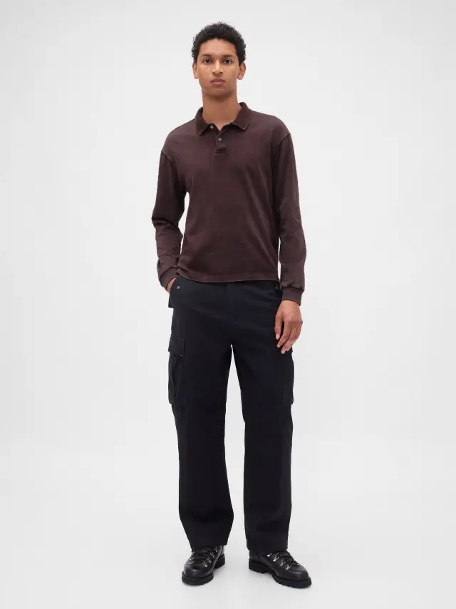 Πόλο Μπλούζα DARK BROWN