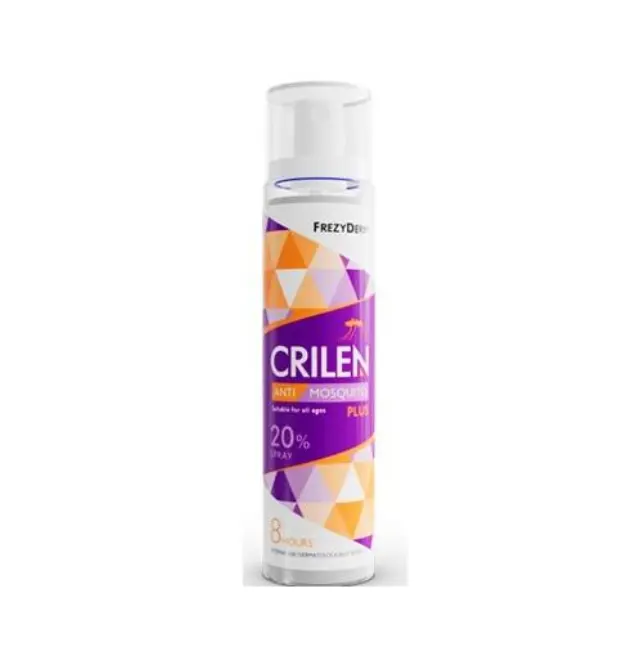 Frezyderm Crilen Anti Mosquito Plus 20% Άοσμο Εντομοαπωθητικό Γαλάκτωμα σε Spray Κατάλληλο για Παιδιά 100ml