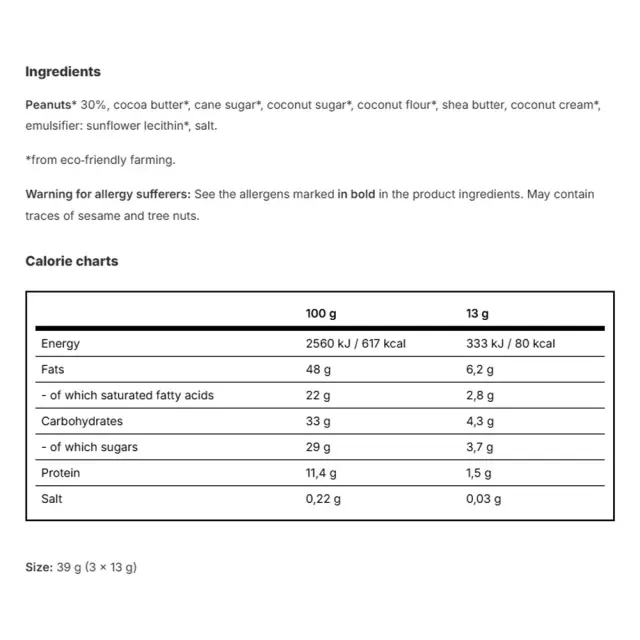 Vilgain Bio Nut Butter Cups White Peanut Butter Bliss 2