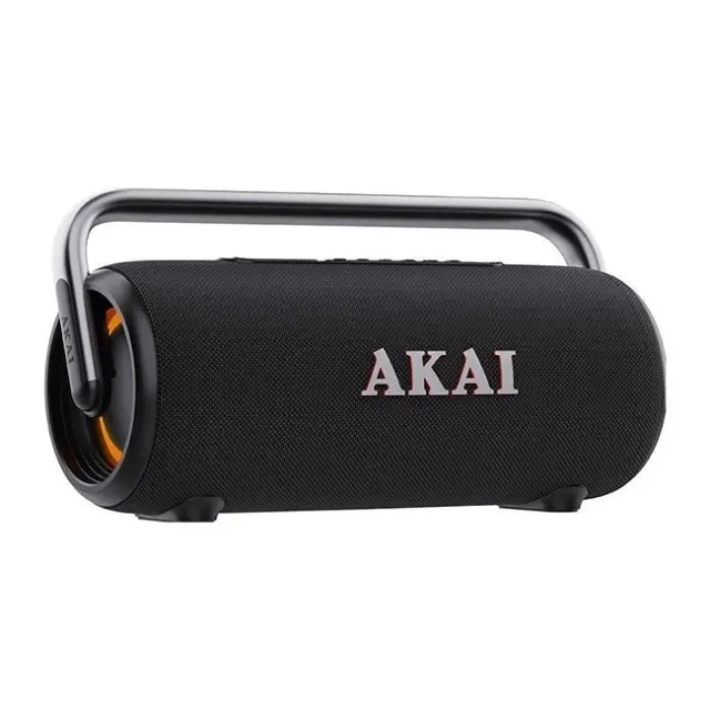 AKAI Portable Speaker ABTSW-75 BT 60W RMS IPX5 TWS RGB USB/Powerbank 4800mAh (ABTSW-75)