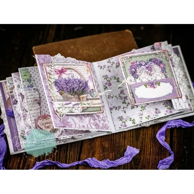 Χαρτιά scrapbooking Stamperia 10τεμ, 30.5x30.5cm, Provence 3