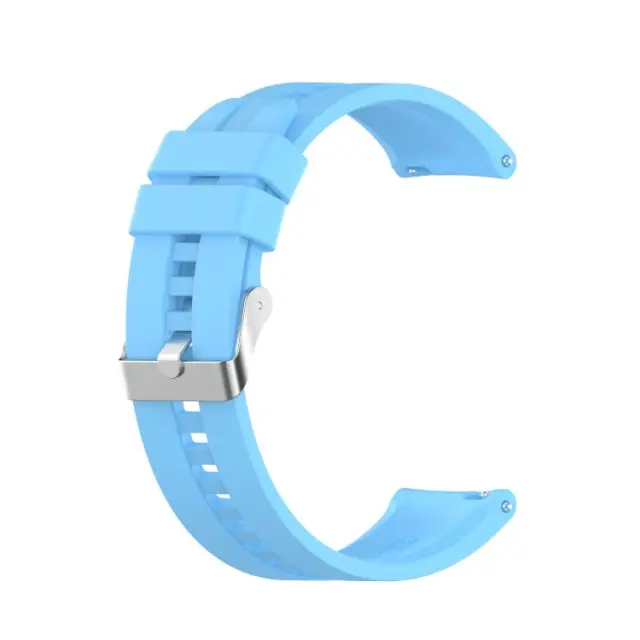 Watchband Ανταλλακτικό Λουράκι Σιλικόνης για Samsung Galaxy Watch 4/ Amazfit GTS 2e / GTS 2 (Fits all 20mm)- Sky Blue OEM