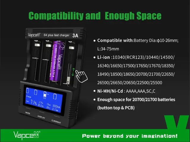 S4 Plus V3.0 (12A) - Vapcell 2