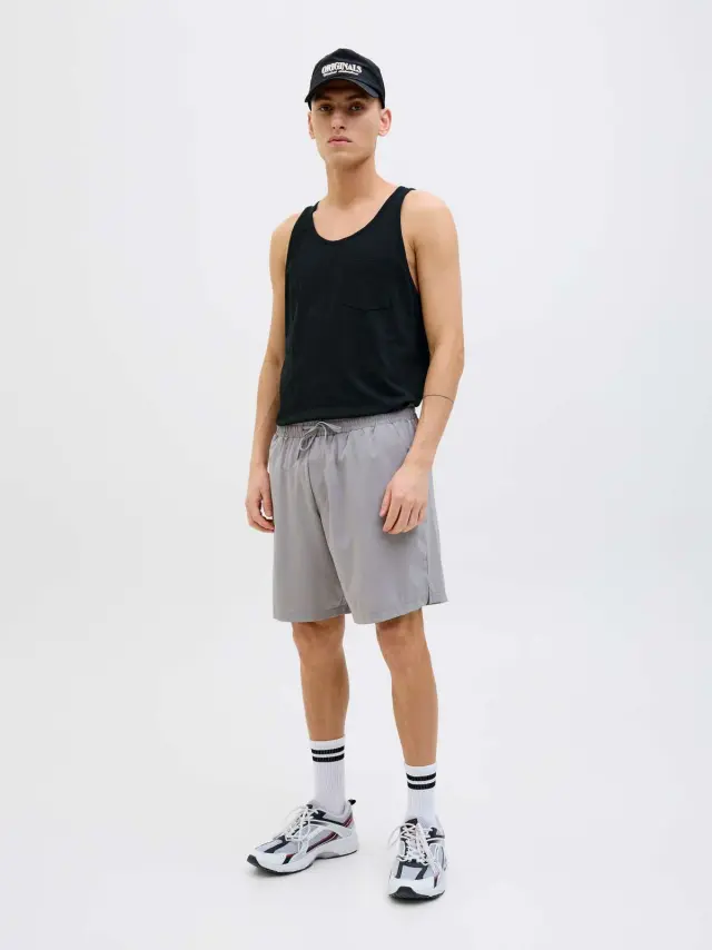 JORVARENNA SLUB TANK TOP Black - XXL 2