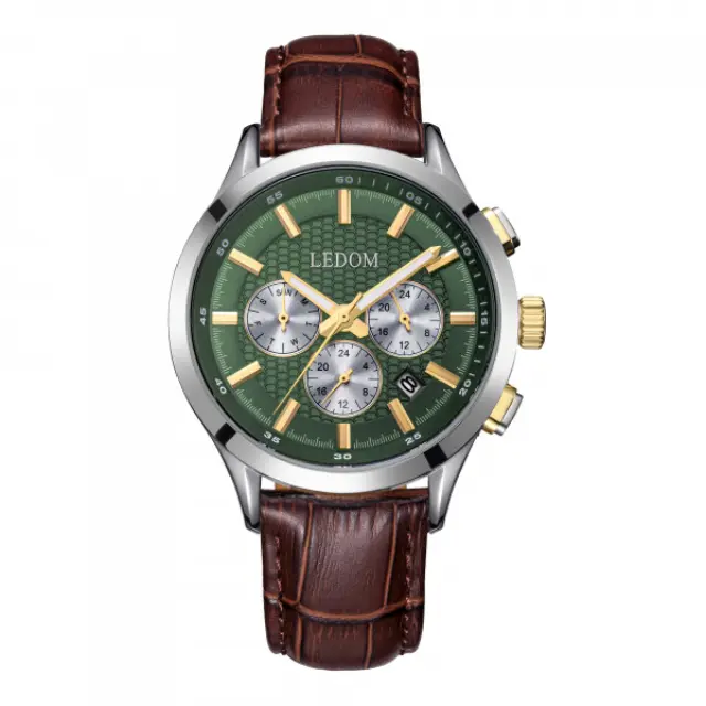 Le Dom Horizon, Men's Watch, Brown Leather Strap LD.1499-5