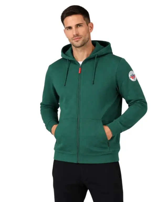 Norway Nautical School - Ανδρική Ζακέτα Φούτερ 859467-ALPINE Πράσινο - S