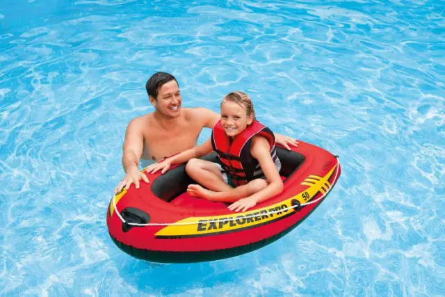 Intex Explorer Pro 50 Φουσκωτή Βάρκα Ενός Ατόμου - 137x85x23εκ. - 40Κ - 6+Χρ. 3