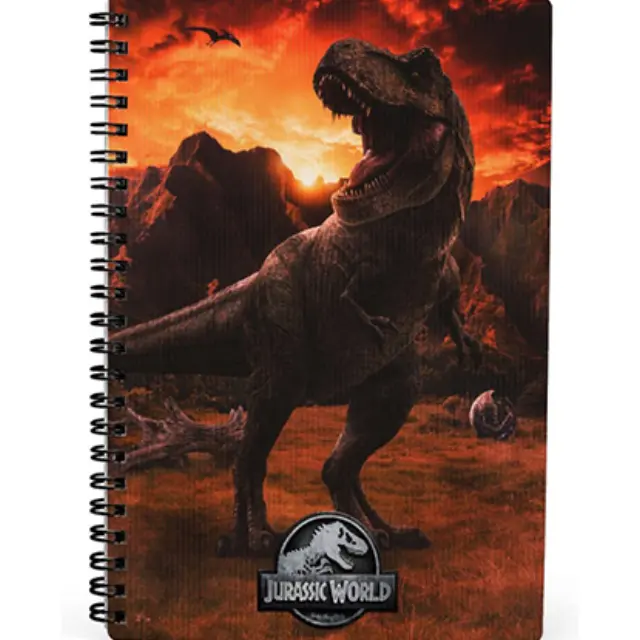 SD Toys Jurassic World Notebook with 3D Effect - Notebook A5 size 15 x 21 x 2 cm (SDTUNI25426)