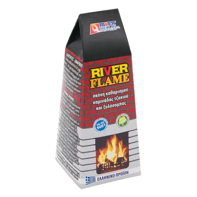 River Flame Σκόνη Καθαρισμού Καμινάδας 100gr