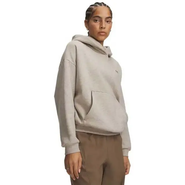 Under Armour Women's Icon Fleece Hoodie Μπεζ 6013544-204 (Under Armour)