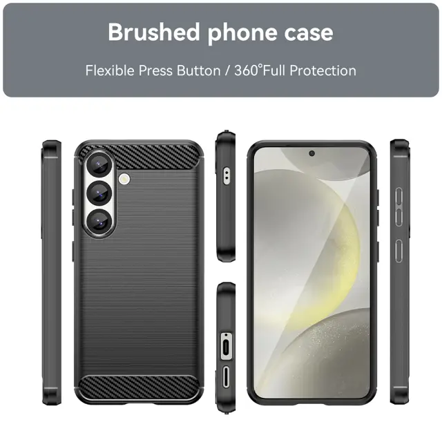 Techsuit® Carbon Θήκη για Galaxy S26- Black 2