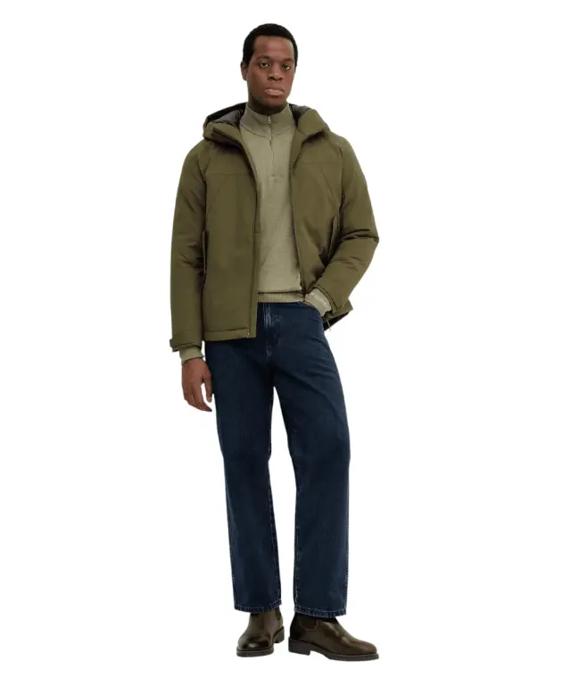 Pepe Jeans - Ανδρικό Πουλόβερ Mock Ipper Slim Fit PM7000012-679 Πράσινο 2