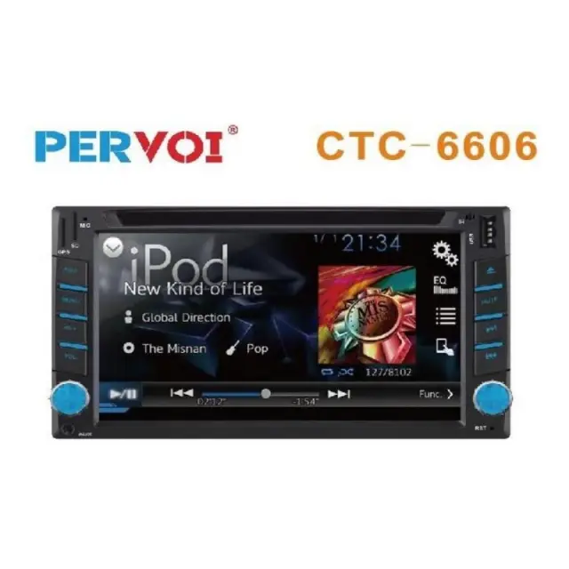 PERVOI ΗΧΟΣΥΣΤΗΜΑ ΑΥΤΟΚΙΝΗΤΟΥ UNIVERSAL 2DIN CTC-6606