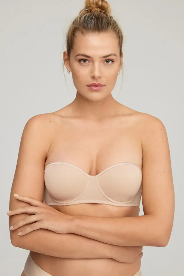 Plus size στραπλες basic