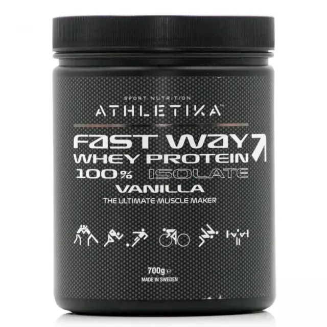 ATHLETIKA Fast Way Whey Protein 100% Isolate 700g Vanilla (83815)