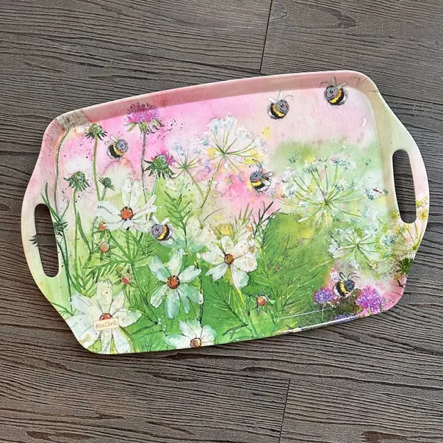 Alex Clark Μεγάλος Δίσκος Σερβιρίσματος / Large Melamine Tray: Bees in Summer