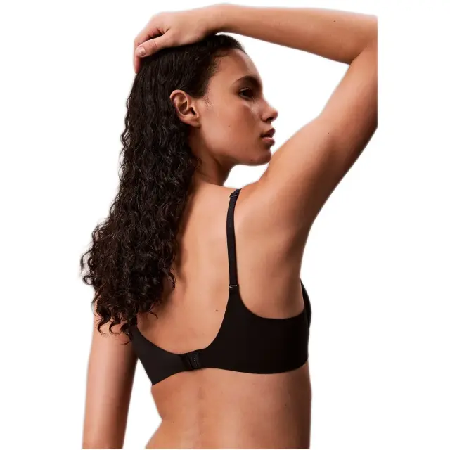 Calvin Klein Γυναικείο Σουτιέν Push-Up Plunge - Perfectly Fit Lace, Χρώμα Μαύρο 2