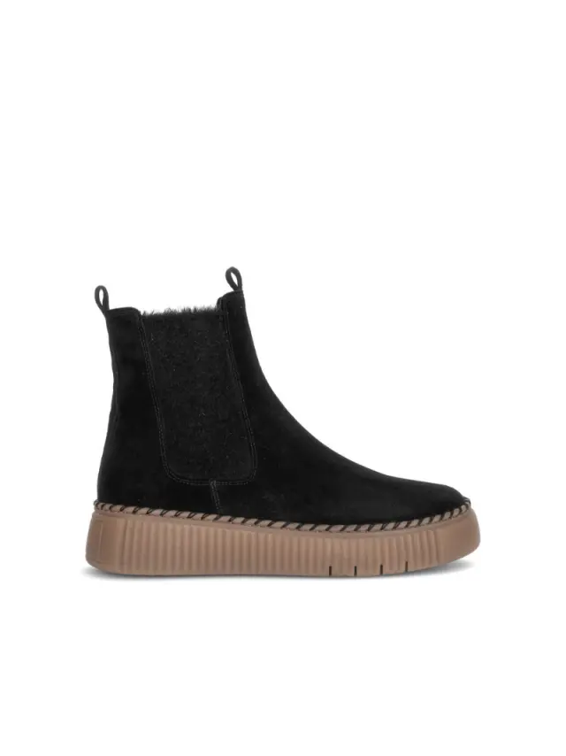 Gabor Μποτάκια Γυναικείο δέρμα Nubuck Μαύρο GAB/801401 005-BLACK - 43 3
